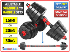 30kg dumbbells barbell for sale  OLDHAM