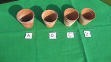 Terracotta pots x4 various sizes, old for sale  CARDIGAN
