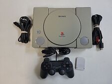 Consola de juegos Sony PlayStation 1 PS1 - tarjeta de memoria gris probada y en funcionamiento, Contr segunda mano  Embacar hacia Mexico