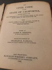 California civil code d'occasion  Expédié en Belgium