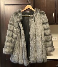 Grey faux fur for sale  Romeoville
