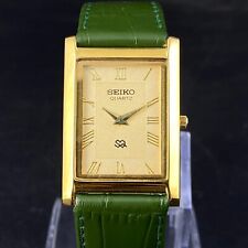 Relógio de pulso masculino japonês Seiko quartzo fino nova bateria números romanos tamanho 05 comprar usado  Enviando para Brazil