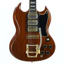 1973 Gibson SG Custom Walnut w/ Bigsby, 3 Pickups! 1970's SG Les Paul! NO BREAKS, used for sale  Shipping to Canada
