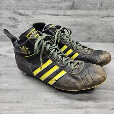 Used, ADIDAS VINTAGE RUGBY BOOTS CLEATS MADE IN ROMANIA 1980'S Men’s 10.5 for sale  Shipping to South Africa