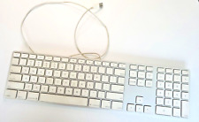 Teclado de aluminio con cable USB USB USB Apple A1243 MB110LL/A con teclado numérico 2.0 puertos segunda mano  Embacar hacia Argentina