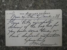 Highland railway postcard for sale  READING