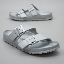 Birkenstock Ladies 38 7 N Narrow Arizona Essentials EVA Gray Strap Mules Sandals for sale  Shipping to South Africa