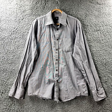 Usado, Camisa masculina casual GAP tamanho M cinza manga longa gola abotoada algodão comprar usado  Enviando para Brazil