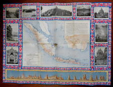 Java e Sumatra Mapa pictórico da Indonésia Holandesa c. Folheto promocional de viagem da década de 1930 comprar usado  Enviando para Brazil