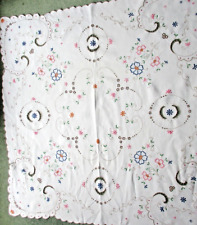 Hand embroidered linen for sale  SITTINGBOURNE