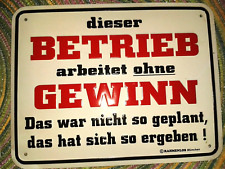 Blechschild scherz spruch gebraucht kaufen  Berlin