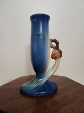 Roseville pottery 8" vase blue -4" accent for sale  Shipping to South Africa