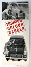 Triumph car colour for sale  LEICESTER