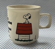 Vintage snoopy mug for sale  PEACEHAVEN