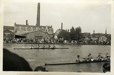 Vintage old photo-snapshot-sport rowing race rower reims-rowing, occasion d'occasion  Expédié en Belgium