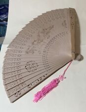 Sandalwood folding fan for sale  Grass Valley