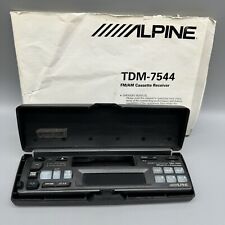 ALPINE TDM-7544 Deck de Fita para Carro Rádio Estéreo AM/FM Apenas Placa Facial, Automotivo comprar usado  Enviando para Brazil