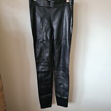 zara faux leather leggings for sale  LOWESTOFT