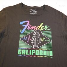 Camiseta masculina FENDER CALIFORNIA GUITAR GG cinza  comprar usado  Enviando para Brazil