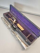 Usado, Clarinete de prata antigo na caixa, assinado pelo artista americano William Nuernberger comprar usado  Enviando para Brazil