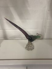 Solid glass pheasant for sale  TORQUAY