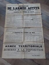 Affiche originale militaire d'occasion  Saint-Pierre-Montlimart