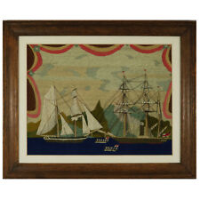 Antique sailor woolwork for sale  CHELMSFORD