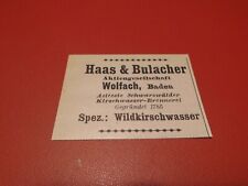 Haas bulacher wolfach gebraucht kaufen  Höxter