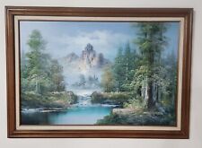 Framed landscape oil for sale  Ortonville