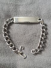 Gent silver chunky for sale  TRANENT