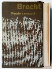 Brecht poesie canzoni usato  Rivoli