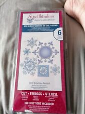 Spellbinders snowflake pendant for sale  REDDITCH
