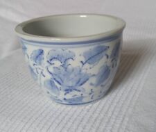 Chinese Oriental Blue And White Plant Succulent Pot 7 cms 3" Tall for sale  Shipping to South Africa