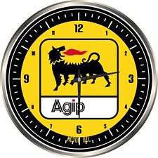 Zegar ścienny Agip Motor Oil, reklama zegara, dekoracja, garaż, warsztat na sprzedaż  PL