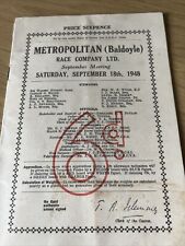 1948 baldoyle racecard for sale  BASINGSTOKE