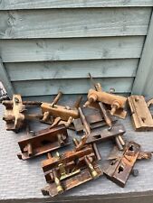 Lot Of Wooden Antique Plough Planes For Restoration Joblot Of Tools for sale  Shipping to South Africa