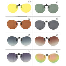 Óculos de sol masculino feminino redondo com clipe polarizado visão noturna óculos de direção comprar usado  Enviando para Brazil