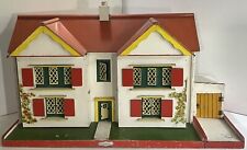 VINTAGE PENNINE WOODEN DOLL HOUSE WITH RARE ADDITIONAL GARAGE for sale  Shipping to South Africa