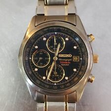SEIKO relógio masculino cronógrafo titânio resistente à água 100M taquímetro Japão comprar usado  Enviando para Brazil