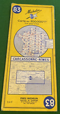 Carte michelin carcassonne d'occasion  Quarré-les-Tombes