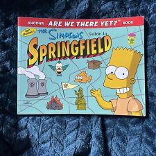 Simpsons guide springfield for sale  UK