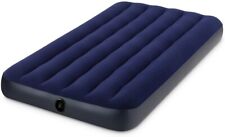 Colchón cama de aire inflable suave clásico tamaño doble Intex 64757E (azul) segunda mano  Embacar hacia Argentina