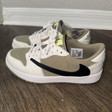Size 9 Custom Jordan 1 Low Golf Shoes - Reverse Mocha Neutral Olive Inspired for sale  Shipping to South Africa