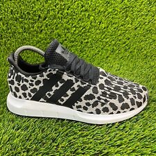 Tênis de corrida Adidas Swift Run leopardo preto branco feminino tamanho 8 BD7962 comprar usado  Enviando para Brazil