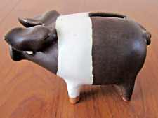 Cerâmica Saltford Vintage PIGGY BANK "SADDLEBACK", feita à mão e pintada, 12cm (L), anos 80 comprar usado  Enviando para Brazil