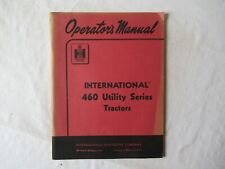 1960 IH International Harvester Farmall 460 utility tractor operator's manual for sale  Canada