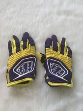 Kids Troy Lee Designs Motocross Mountain Biking Gloves Size Youth Small for sale  Shipping to United States