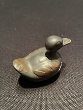 Pewter bronze duck for sale  Shipping to Ireland