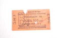 Railway ticket gwr for sale  BANBURY