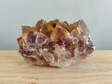 Large Orange Citrine Crystal On White Quartz Butterfly Crystal Rock Heavy for sale  Shipping to South Africa